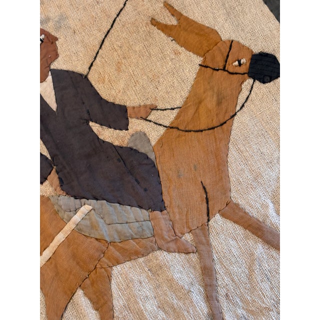 Handstitched Egyptian Khayamiya Wall Hanging For Sale - Image 4 of 8