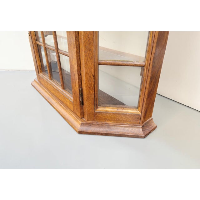 Vintage Dutch Display Cabinet in Walnut, 1950s For Sale - Image 17 of 18