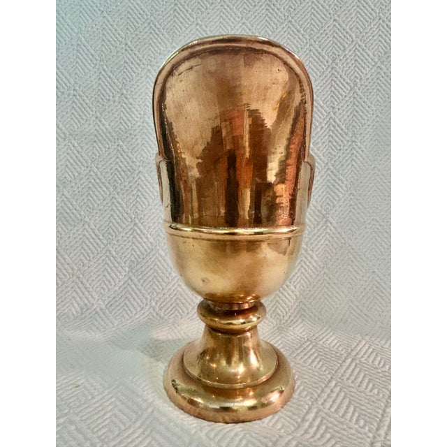 Mid 20th Century Brass Pedestal Ewer or Lavabo Water Vessel For Sale In New Orleans - Image 6 of 11