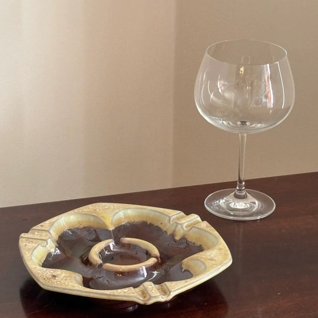 Vintage Mid-Century Modern Studio Pottery Ashtray For Sale - Image 15 of 15