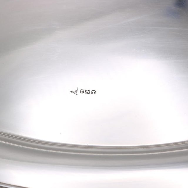 Art Nouveau Period Sterling Silver Tray England 1893 For Sale - Image 18 of 18
