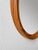 Scandinavian Round Pine Mirror, 1960s For Sale - Image 4 of 8
