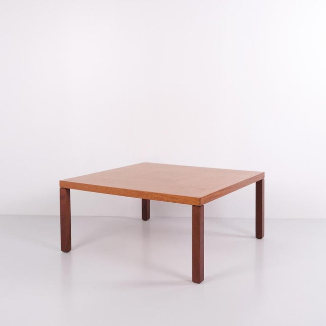 Large Square Coffee Table in Light Mahogany by Erik Jørgensen Møbelfabrik, 1960s For Sale - Image 3 of 10