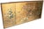 Fine elegant 4-panel byobu (folding screen) by Japanese artist Kokei (光径). The Title is "Small Flowers and Golden...