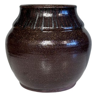 Sculptural Studio Ceramic Art Vase from Helma Klett, Germany, 1950s For Sale