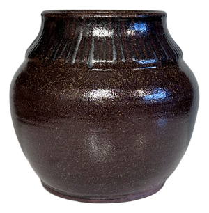 Sculptural Studio Ceramic Art Vase from Helma Klett, Germany, 1950s