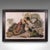 This is a large vintage Ruffed Grouse picture. An English, framed print engraving of wildlife interest originally by J.J....
