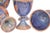 1970s 1970s Blue Drip Glaze Goblets - Set of 6 For Sale - Image 5 of 5