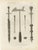 H. Moulin, German Arms, War Hammer and Left Hand Daggers, 1851, Chromolithograph For Sale - Image 3 of 9