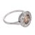 1920s French Art Deco Gia 1.53 Carat Diamond 18k White Gold Engagement Ring, Size 6.25 For Sale - Image 4 of 6