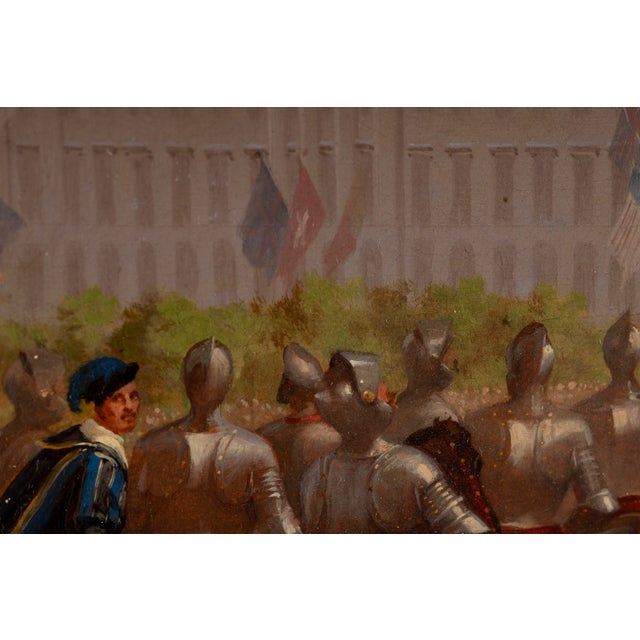 Auguste Doviane, Parade in Geneva, Oil Painting For Sale - Image 17 of 18