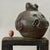 Vintage Monumental Modernist Sculptural Three-Spout Stoneware Vessel, Signed For Sale - Image 4 of 10