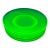 Transparent Green Uranium Glass Salad Plates Set of 6 Early 20th Century For Sale