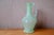 Green Bohemian Blown Glass Carafe in Light Green, 1940s For Sale - Image 8 of 9