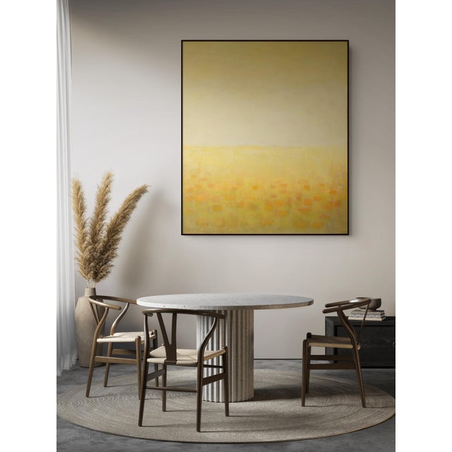 Contemporary Abstract Oil and Wax on Linen "Music From Elba" by Janise Yntema For Sale - Image 6 of 8