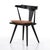 Four Hands Ripley Dining Chair - Whiskey Saddle, Black Oak For Sale - Image 4 of 11