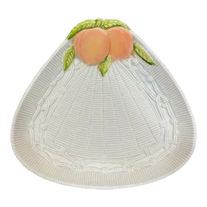 1960s Georges Briard Peach Small Serving Plate