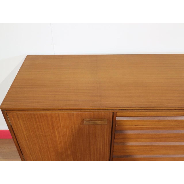 Mid Century Modern Vintage Teak Credenza Sideboard in the Style of Austinsuite Danish Style For Sale - Image 12 of 15