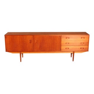 Long Mid-Century Modulus Sideboard in Teak from Fristho, Netherlands, 1960s For Sale