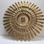 1960s Circa 1969 Syroco Sculptural Gold Starburst Wall Clock For Sale - Image 5 of 10