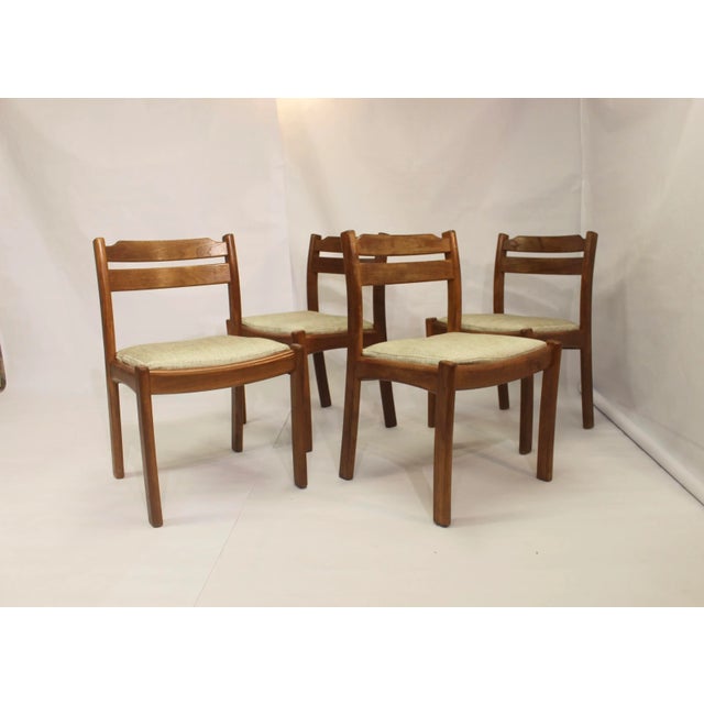 Teak Dining Chairs from Dyrlund, 1960s, Set of 4 For Sale - Image 11 of 18