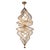 Gold Collection Genesi Chandelier in Metal and Glass by Jago For Sale - Image 8 of 14
