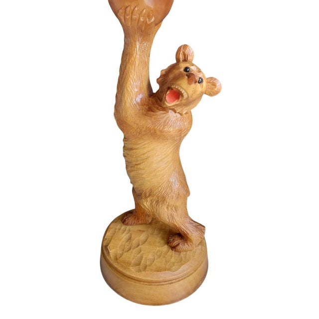 Black Forest Bear Fruit Bowl, 1950s For Sale - Image 9 of 11