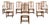Set of Eight McGuire Organic Modern Rattan Dining Chairs For Sale