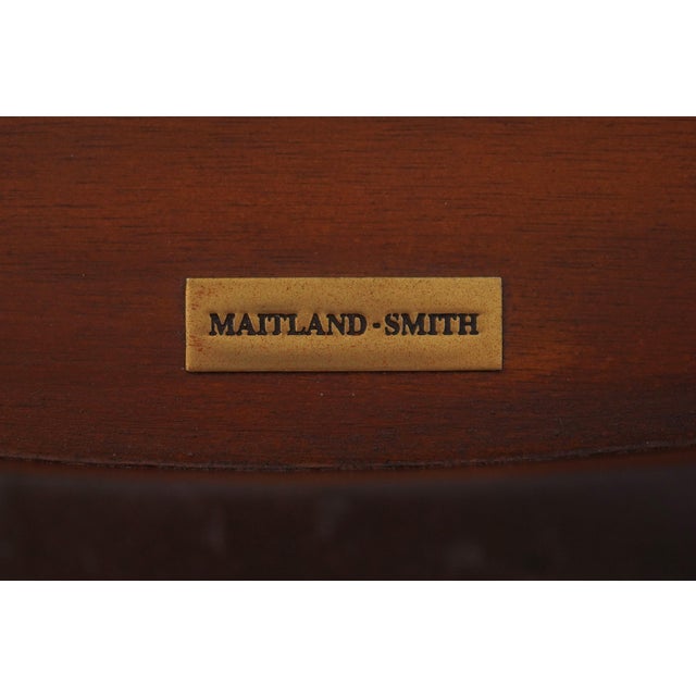 Maitland Smith Satinwood Paint Decorated Server For Sale - Image 11 of 12