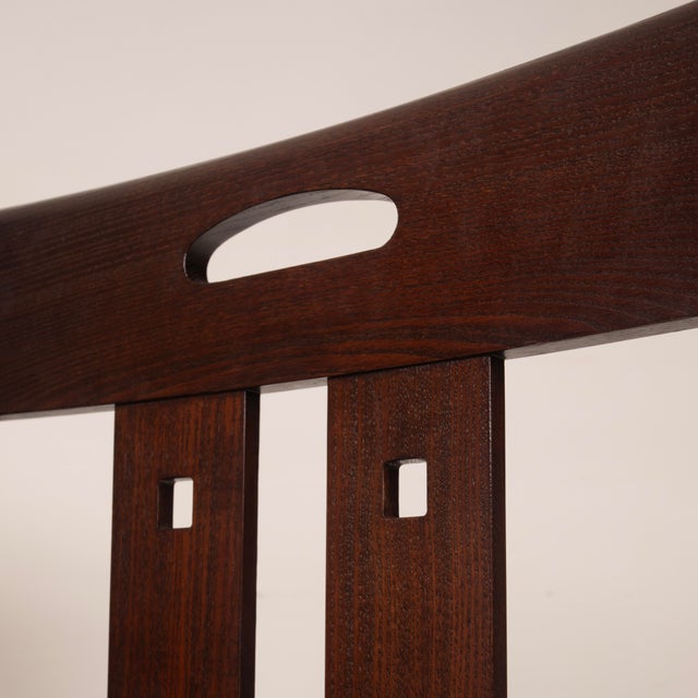 Ash Wood Ingram Low Chairs by Charles Rennie Mackintosh for Cassina, 1980, Set of 4 For Sale - Image 6 of 18