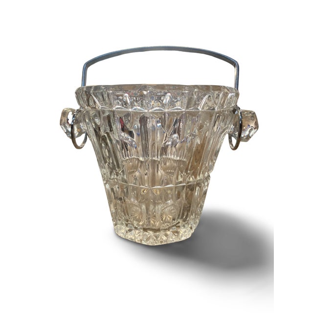 Art Deco Cut Glass Ice Bucket, 1930 For Sale - Image 11 of 11
