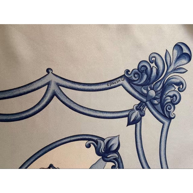 Hermes Mughal Horses Scarf designed by Jean de Fougerolles, 1993 This scarf celebrates the equestrian culture of the...