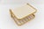 Gold Vintage Brass and Glass Wall Shelf, 1960s For Sale - Image 8 of 10