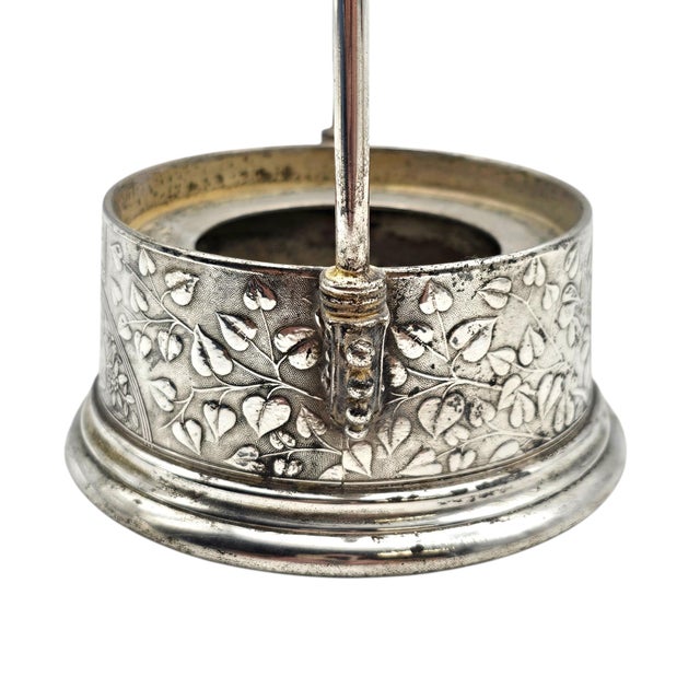 1888 Meriden Quadruple Plate Figural Aesthetic Movement Pickle Castor With Japonisme Detail For Sale - Image 15 of 18