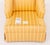 Textile Baker Yellow Striped Silk Lounge Chairs, Pair For Sale - Image 7 of 13