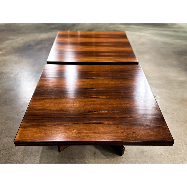 Chanceler Side Tables in Rosewood and Metal, Jorge Zalszupin, 1960s For Sale - Image 11 of 16