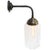 Mid-Century Modern Mid-Century Modern Brass and Cast Iron Sconce in Clear Glass For Sale - Image 3 of 7