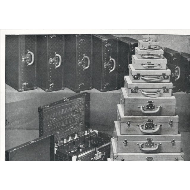 Art Deco Vintage 1931 Art Deco Vuitton Print for Travel Needs For Sale - Image 3 of 5