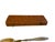 French Antique Boxed Silver and Horn Salad Serving Spoon and Fork Set For Sale - Image 4 of 4