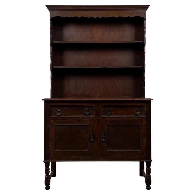 Antique Edwardian Oak Welsh Dresser, 1900s For Sale - Image 13 of 13