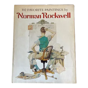 Vintage Norman Rockwell American Artist Book