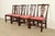 English Stickley Georgian Carved Mahogany Dining Chairs, Set of Four For Sale - Image 3 of 13