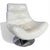 Cream Vintage Swivel Lounge Chair with Chrome Tulip Base, 1970s For Sale - Image 8 of 8
