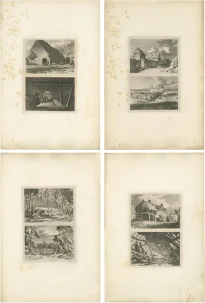 Robert Hills, Flanders and Holland, 1820, Paper, Set of 4