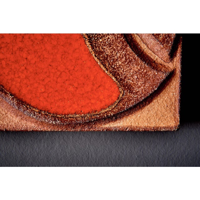 Ceramic Fish Wall Tile from Søholm Pottery, Denmark, 1970s For Sale - Image 4 of 11