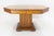 French dining table on its square pedestal Solid oak Mid century Dimension for the legs: 24.41 in. (62 cm) Dimension when...