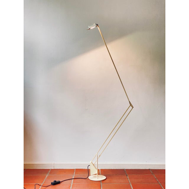 Postmodern Flamingo Floor Lamp by Fridolin Knife for Luxo Italy For Sale - Image 3 of 18