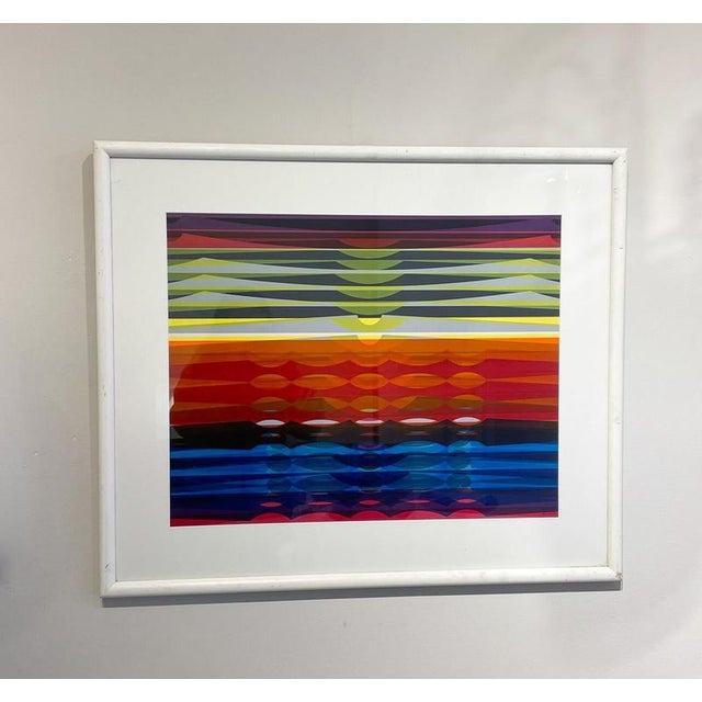 Dordevic Miodrag, Abstract Composition, Gouache on Paper, 1970, Framed For Sale - Image 6 of 7