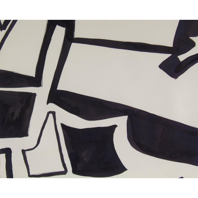1960s Structure Series Ink Drawing by Harry Hilson For Sale - Image 4 of 8