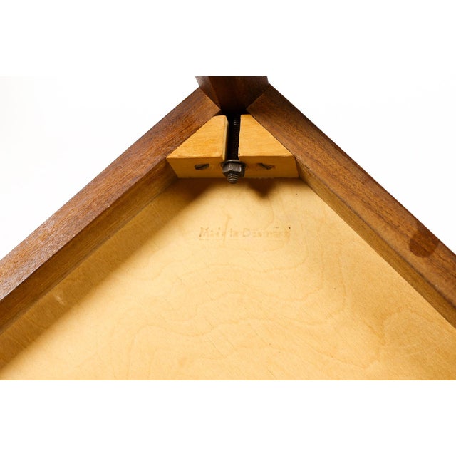 1960s 1960s Danish Modern Mid Century Square Teak Square Side Table — Attributed to Hans Olsen — B For Sale - Image 5 of 5